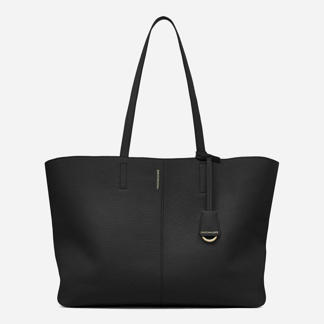The Zipped Soft Tote - Black Caviar