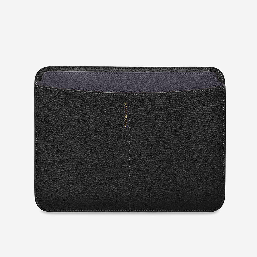 【MAISON de SABRE】上質レザー iPadケース 11インチ The iPad Case (11 inches) - Graphite Caviar – MAISON de SABRÉ