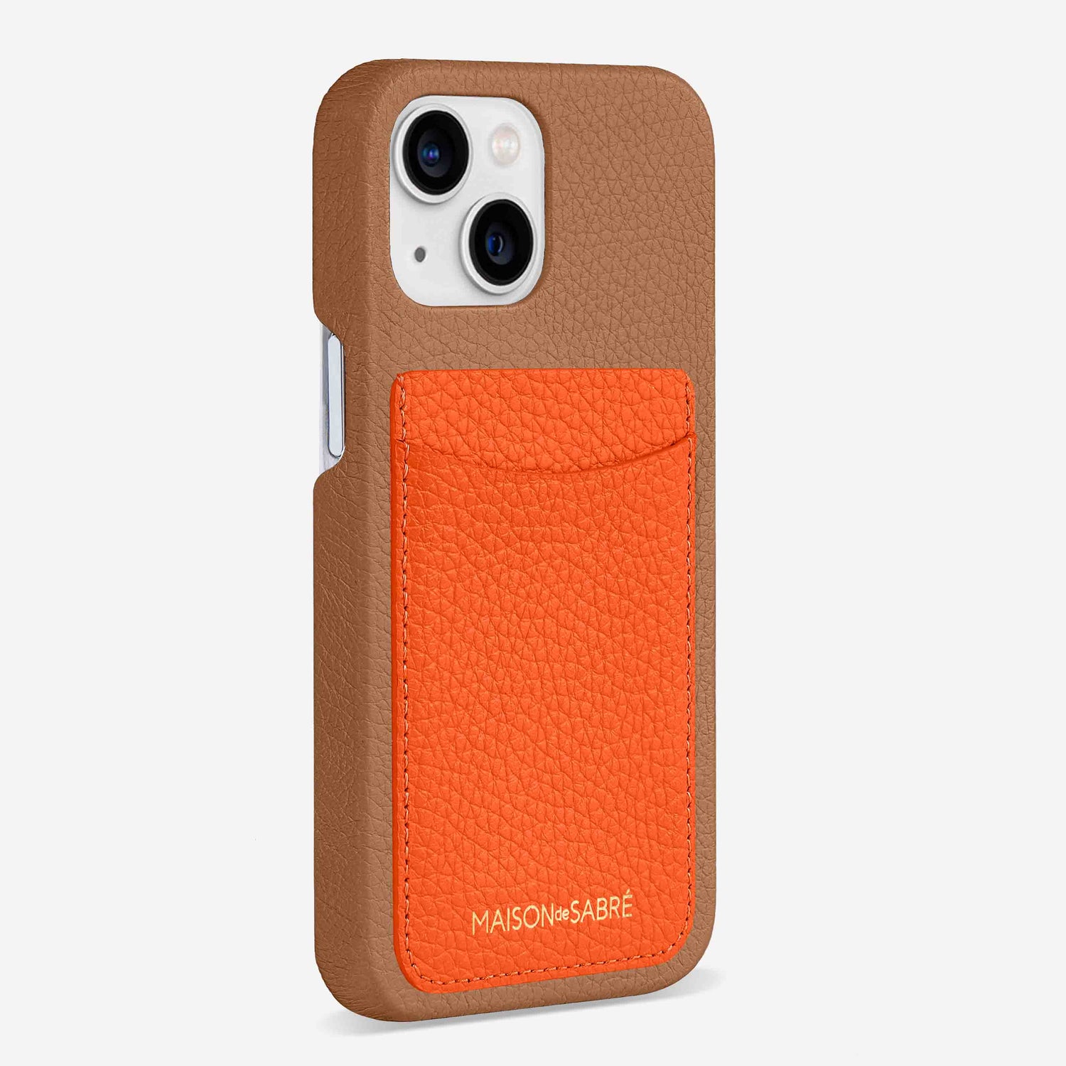 The Card Phone Case iPhone 13 Mini - Manhattan Sandstone – MAISON