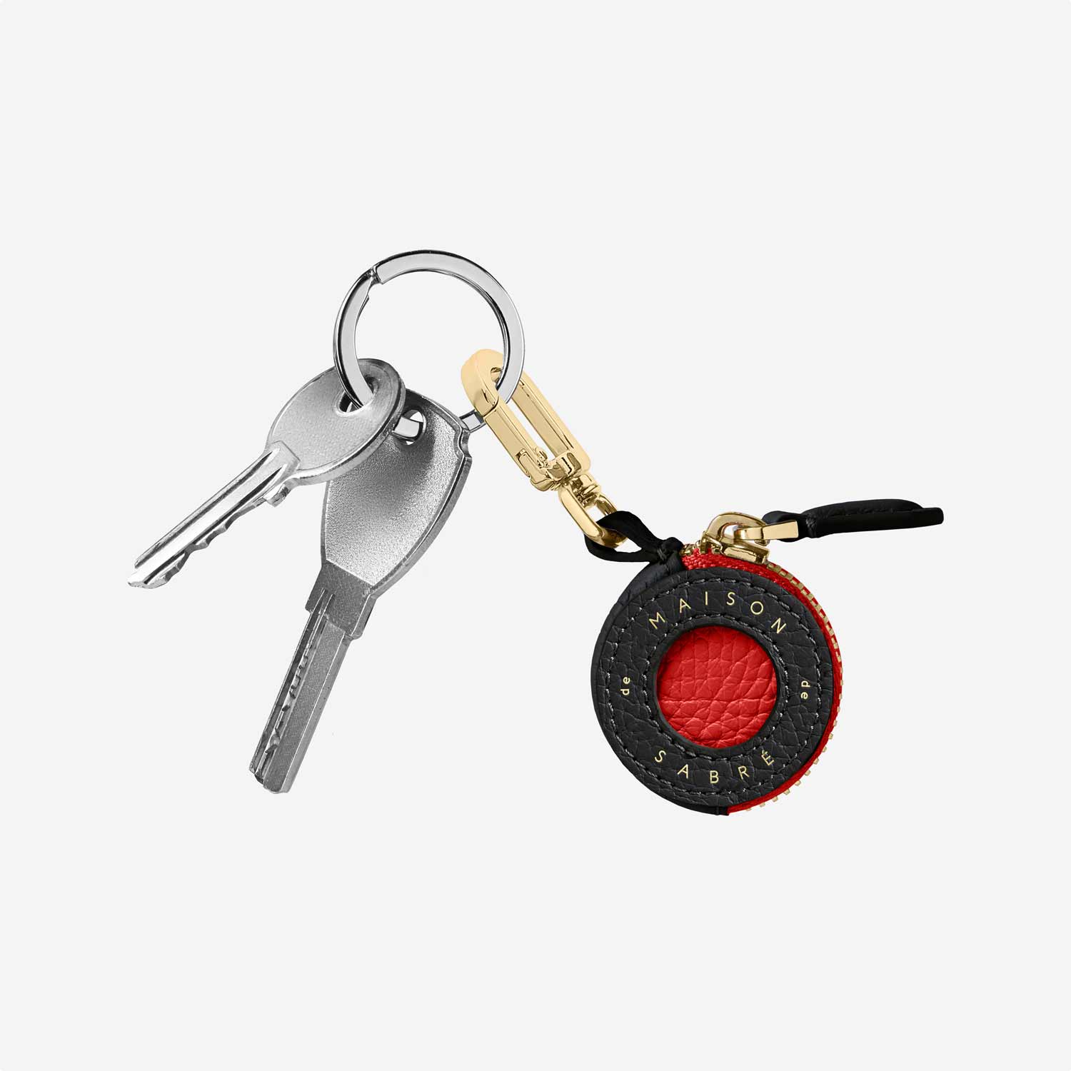 AirTag Charm in Rouge Noir | MAISON de SABRÉ