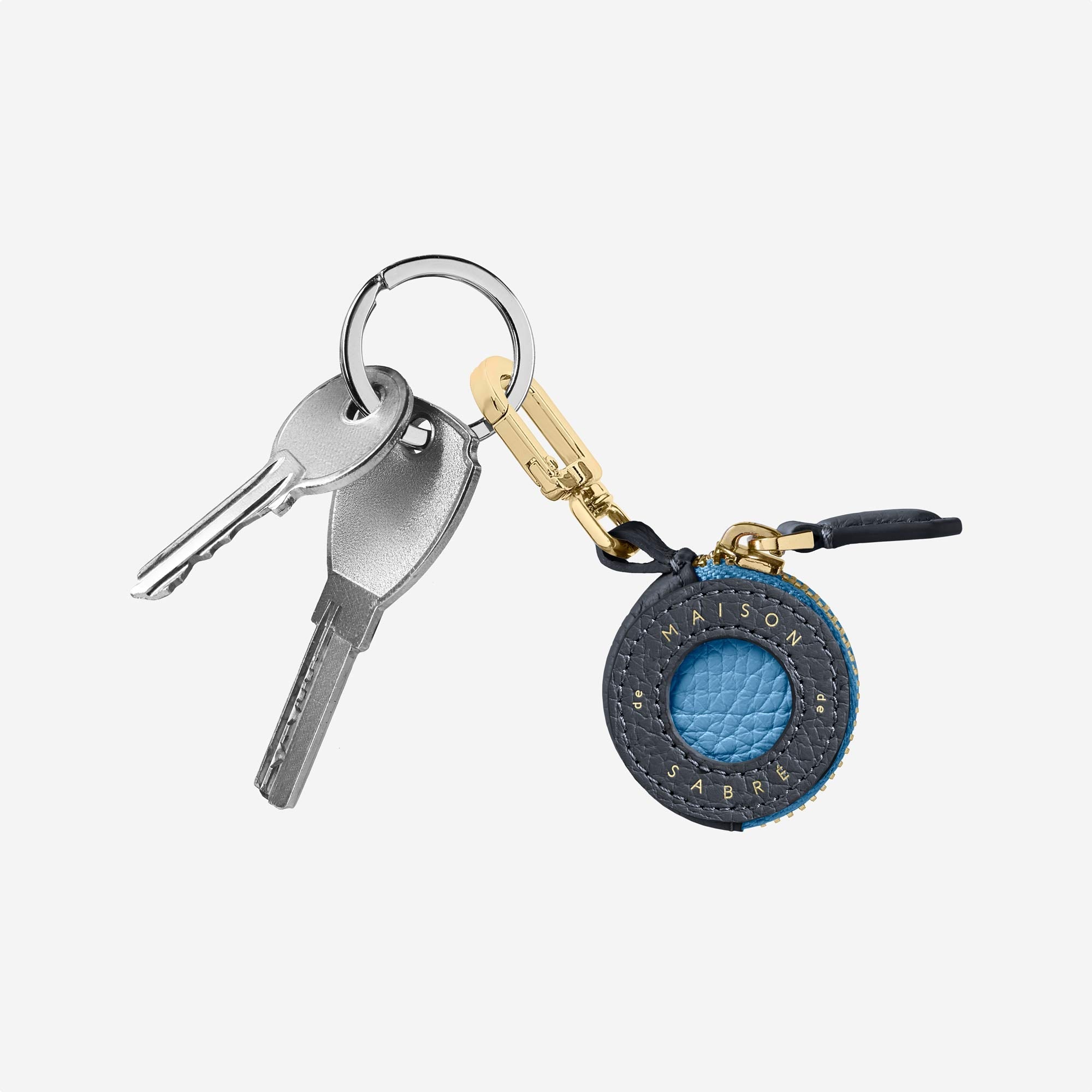 AirTag Charm in Graphite Sky | MAISON de SABRÉ