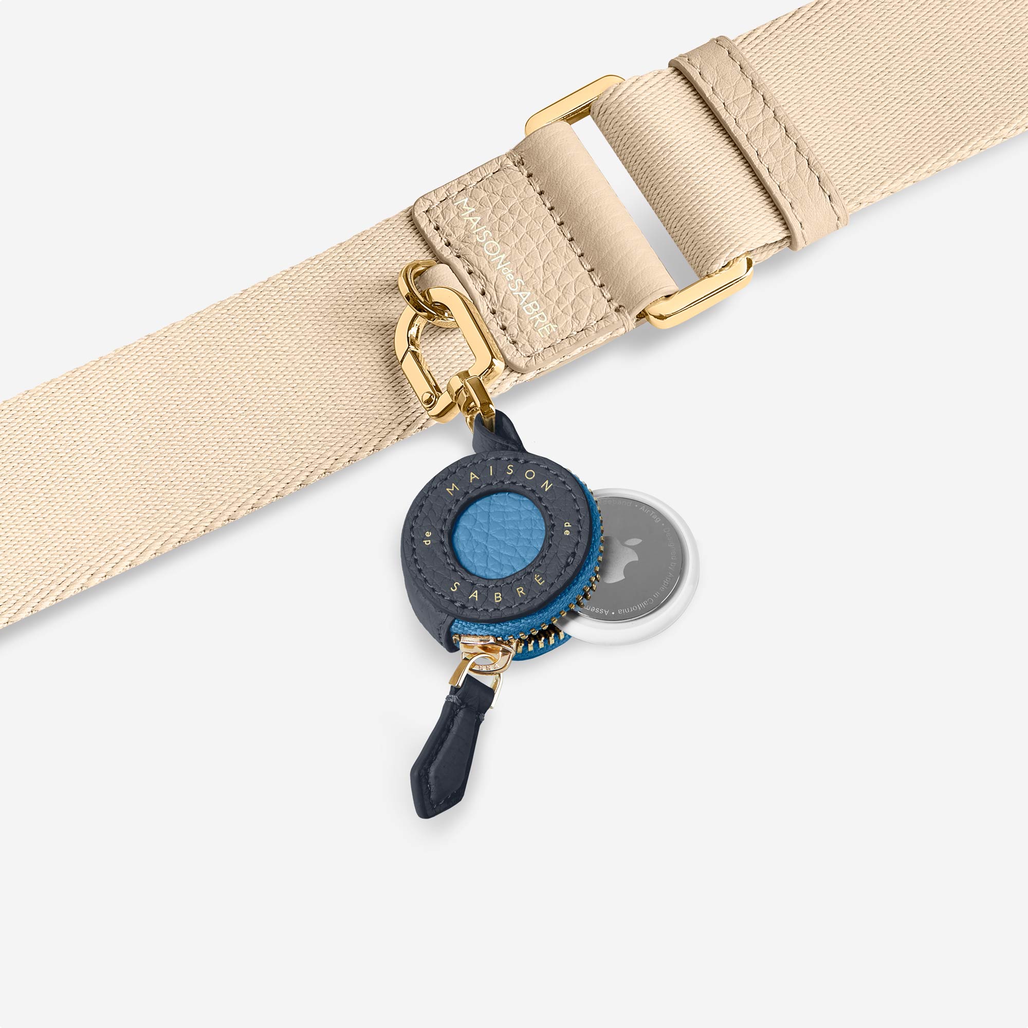 AirTag Charm in Graphite Sky | MAISON de SABRÉ