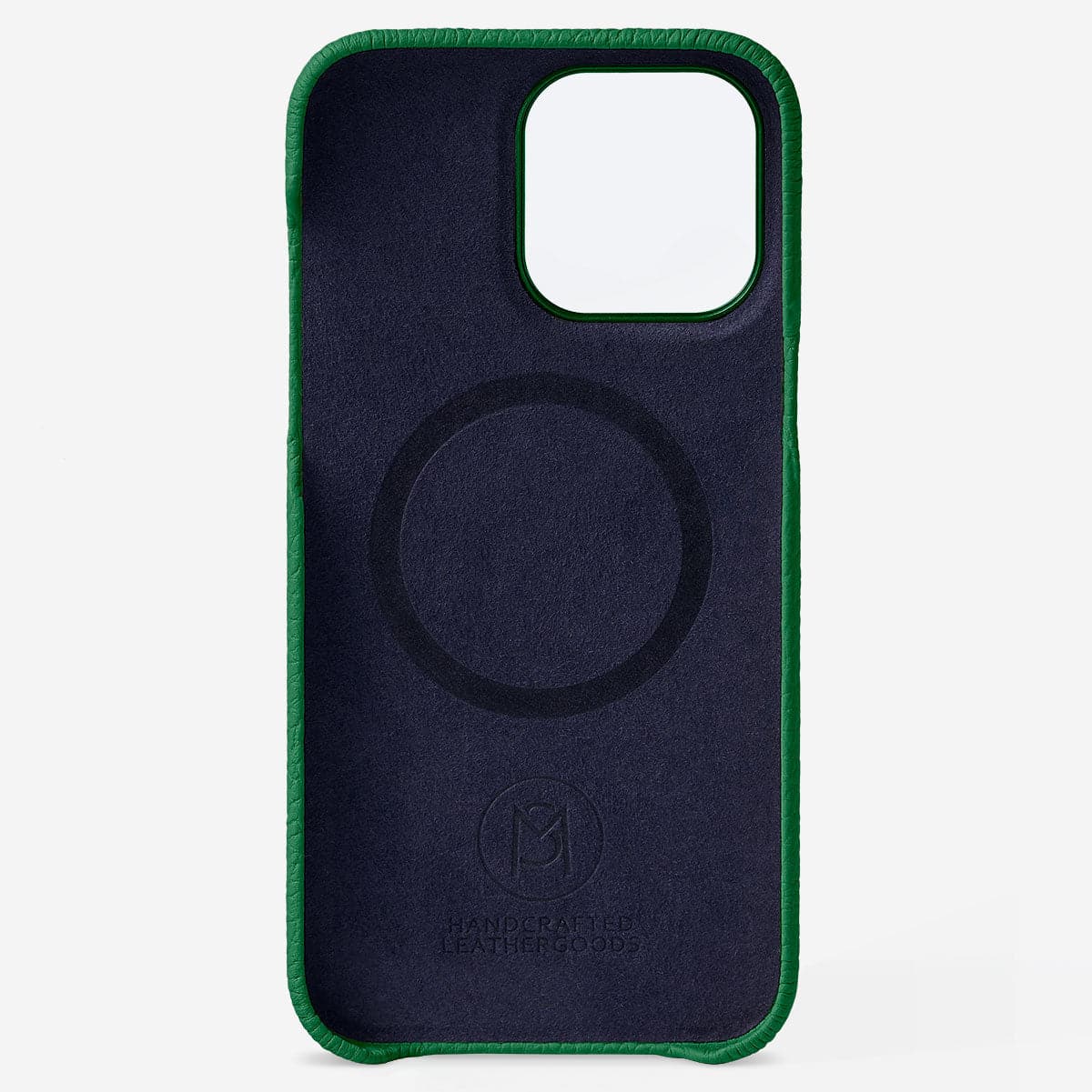 Maison de Sabre Leather Phone Case (iPhone 14 Pro) - Emerald Green