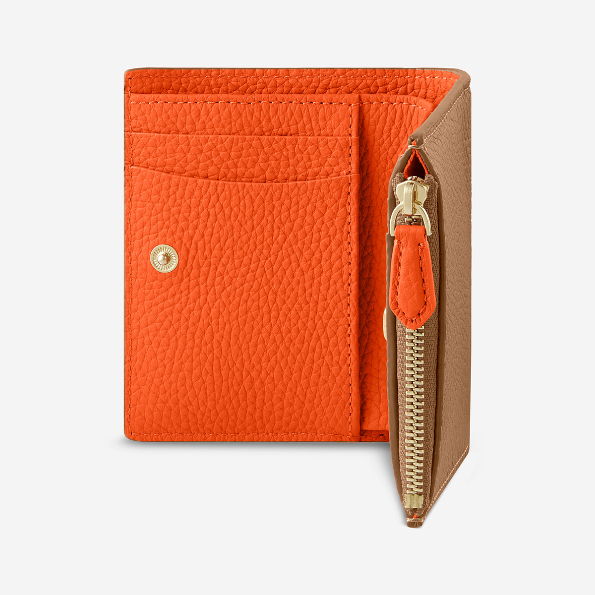 Bifold Wallet in Sandstone Manhattan | MAISON de SABRÉ