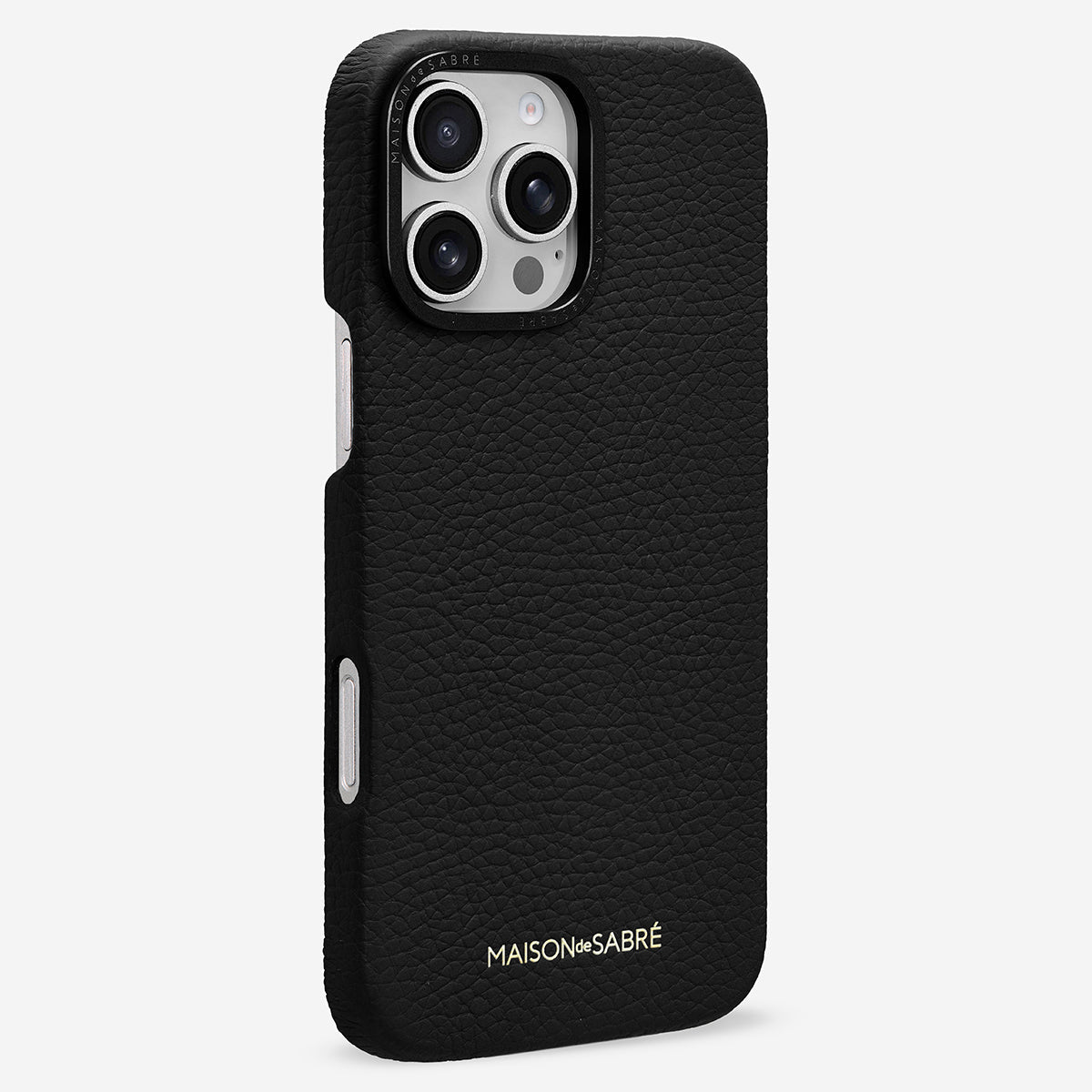 MAISON de SABRÉ iPhoneケース　iPhone16 iPhone 16 Pro Case in Black Caviar | MAISON de SABRÉ