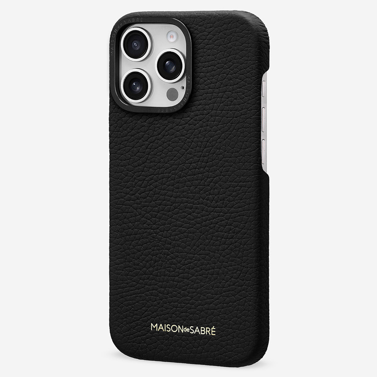 Maison de SABREスマホケースiPhone16pro【新品未使用】 iPhone 16 Pro Case in Black Caviar | MAISON de SABRÉ