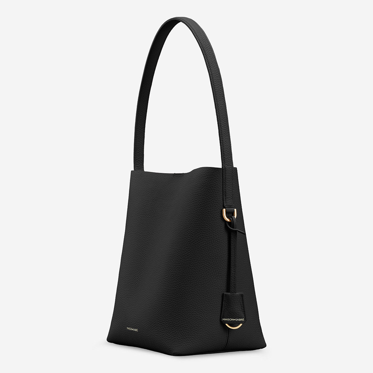 Bucket Soft Tote in Rouge Noir | MAISON de SABRÉ