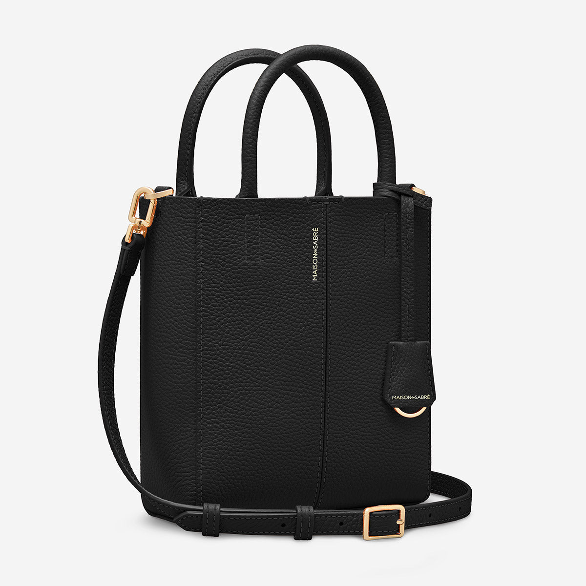 Mini Soft Tote in Rouge Noir | MAISON de SABRÉ