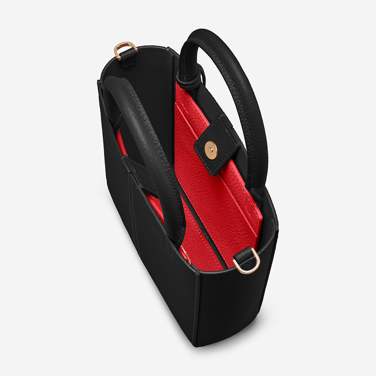 Mini Soft Tote in Rouge Noir | MAISON de SABRÉ