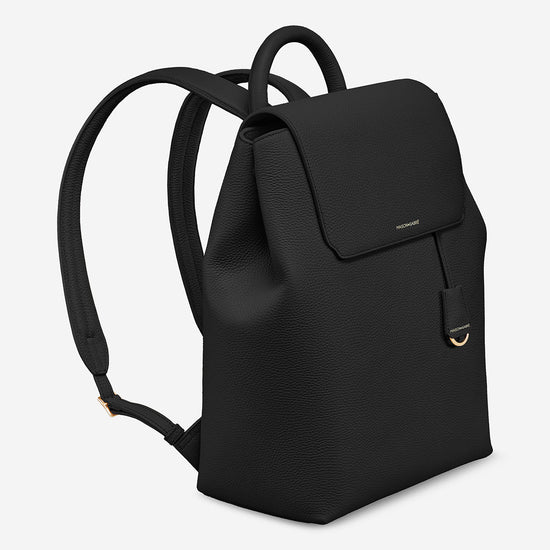 black leather medium backpack Purse grain leather TUMI Voyageur Raina Medium Leather