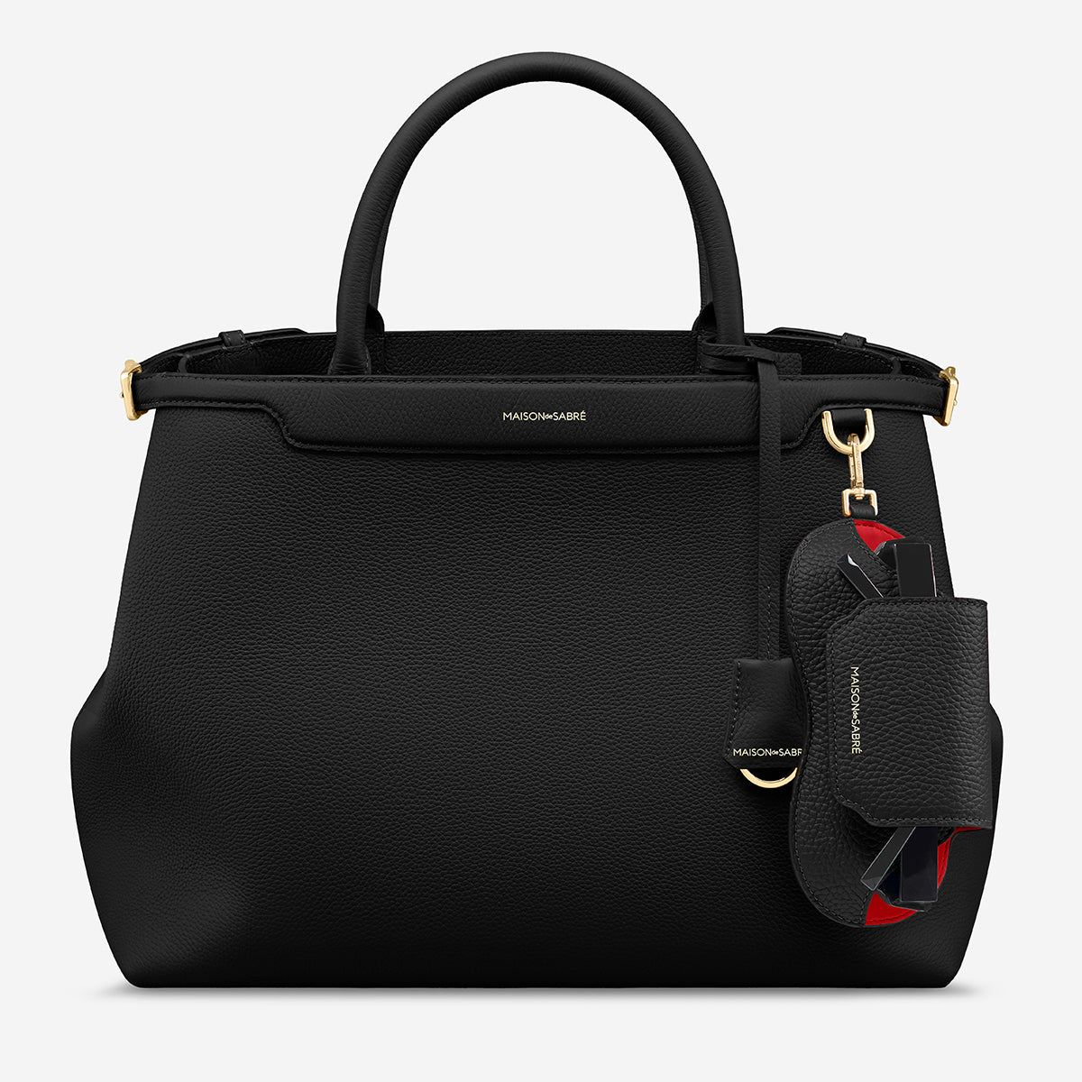 Sunglasses Sling Case in Rouge Noir | MAISON de SABRÉ