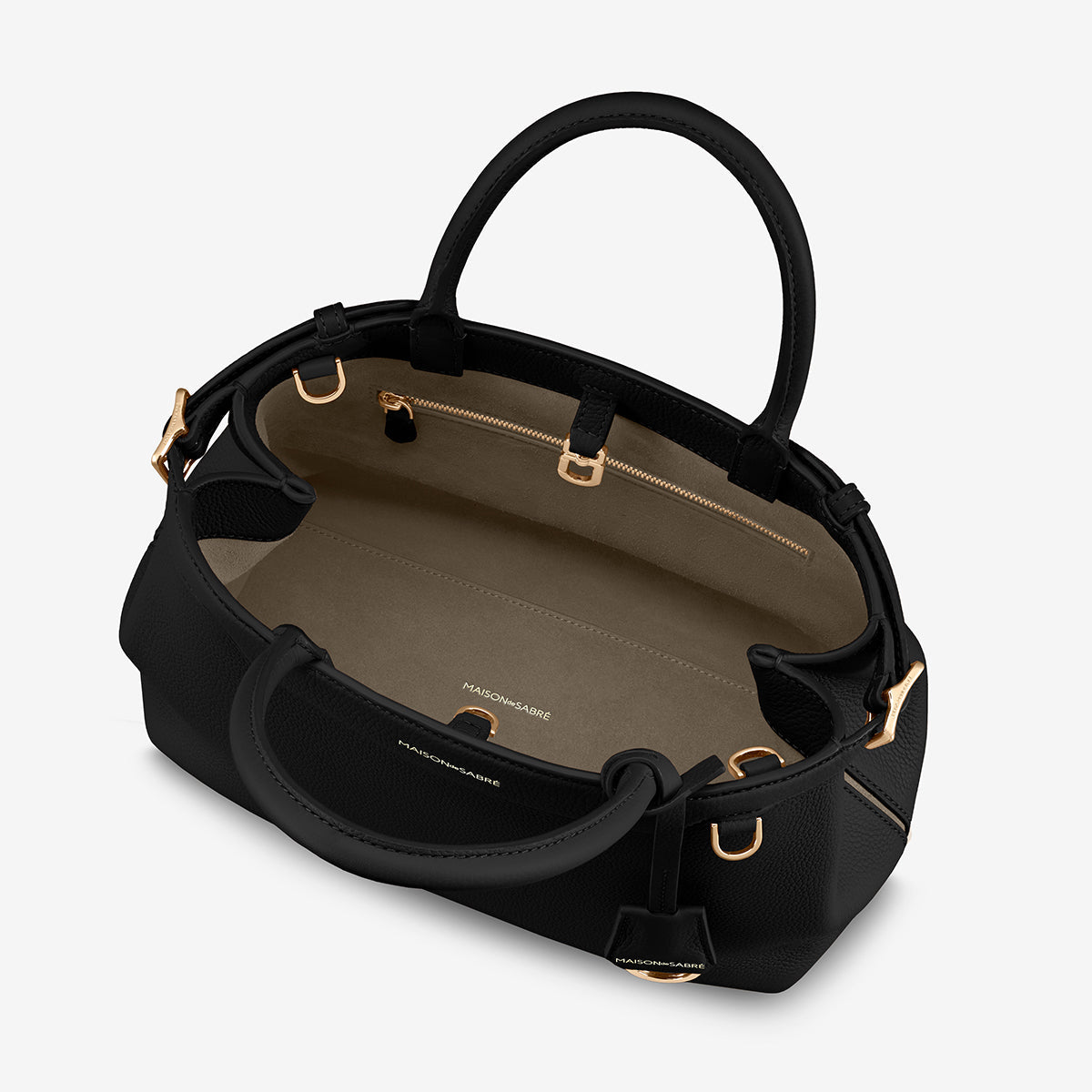 Medium Palais in Black Caviar | MAISON de SABRÉ