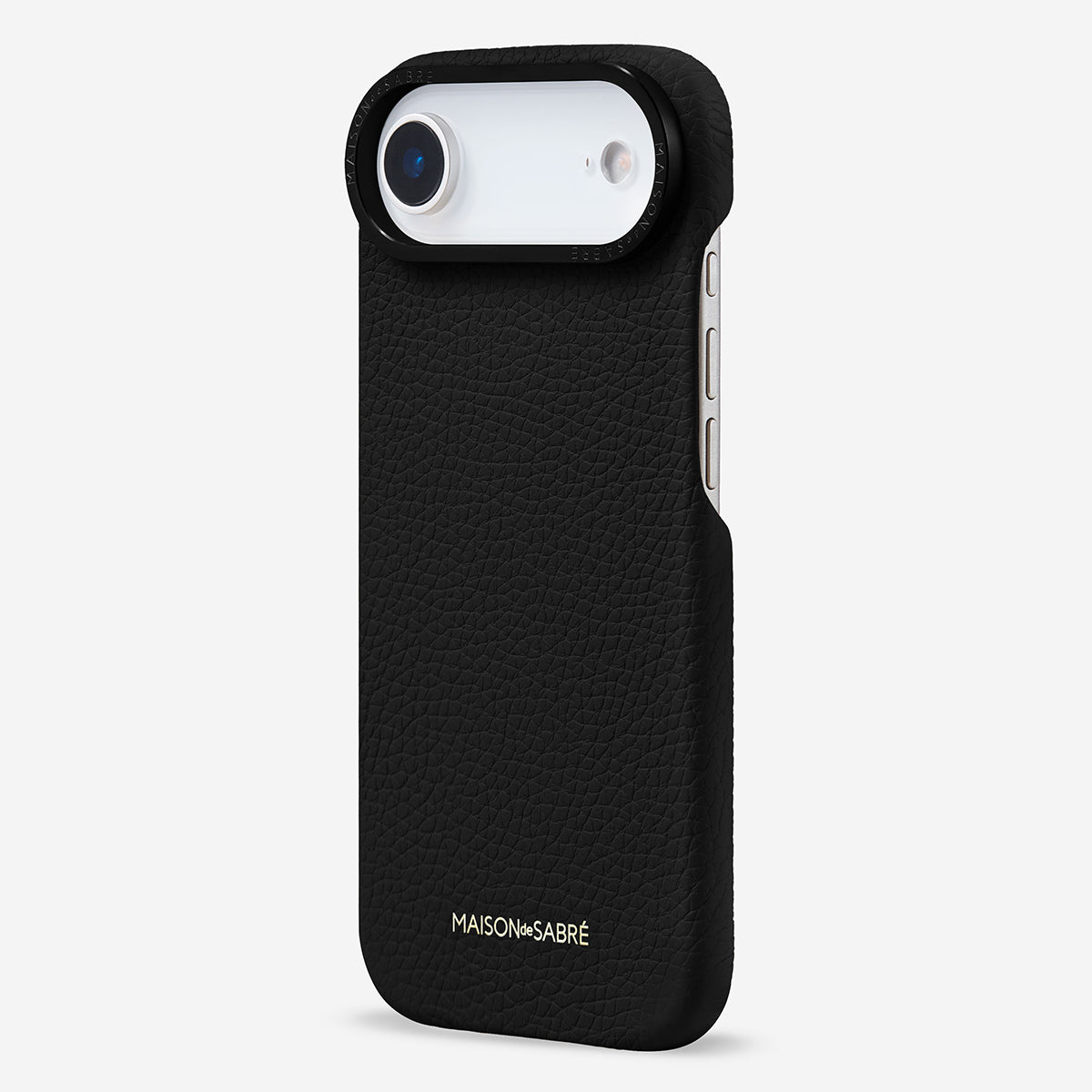 【メゾンドサブレ】スマホケース（iPhone 17 Air Case） iPhone 17 Air Case in Black Caviar | MAISON de SABRÉ