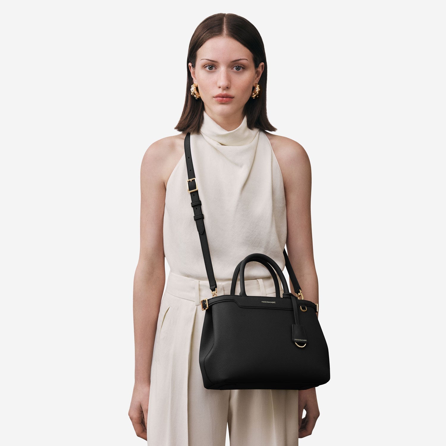 Medium Palais in Black Caviar | MAISON de SABRÉ