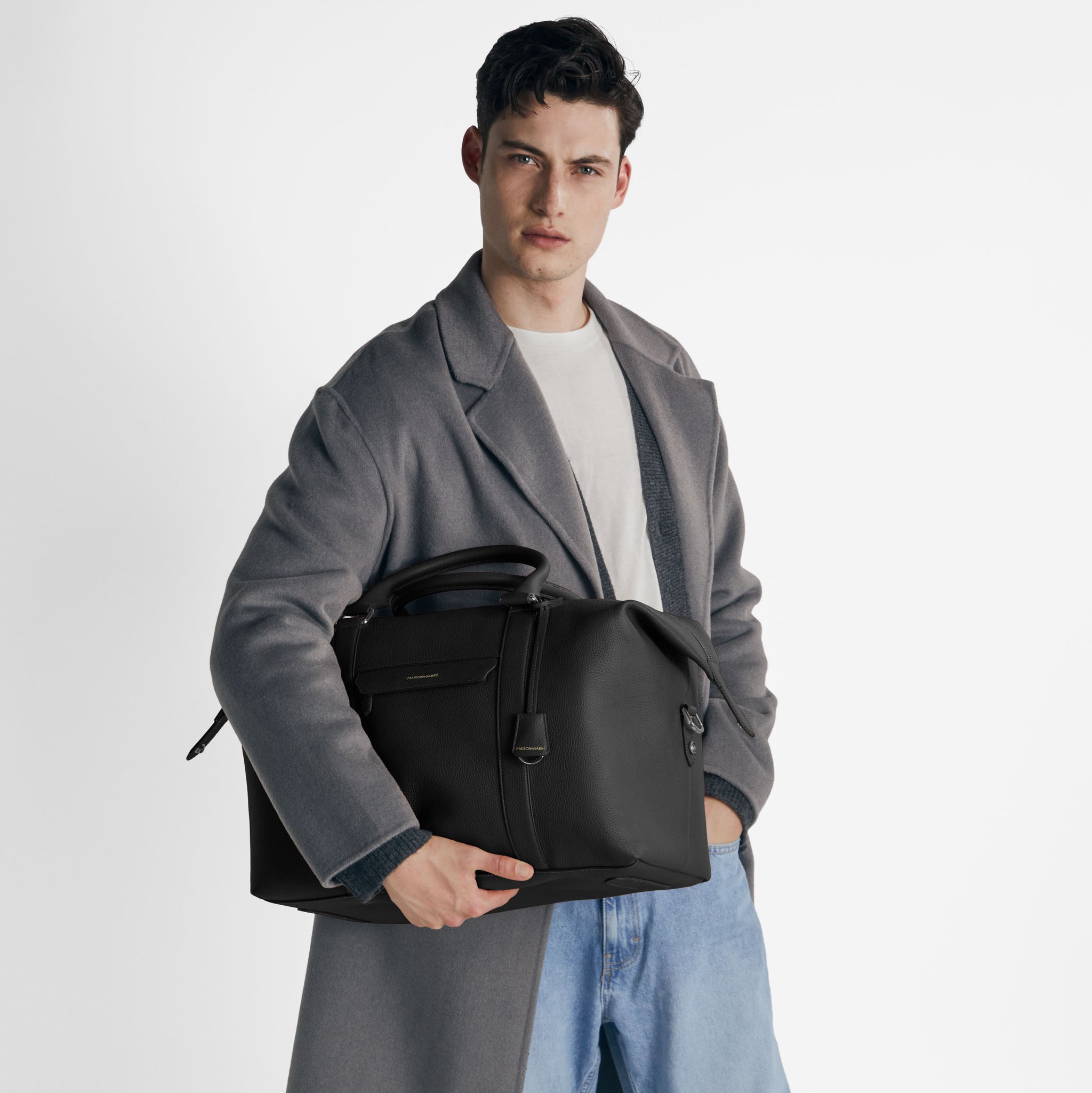 The Duffle Bag - Black Caviar – MAISON de SABRÉ