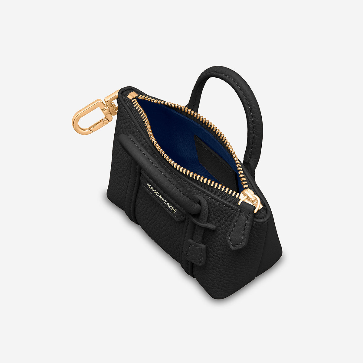 The SABRÉMOJI™ Weekender Charm - Black Caviar