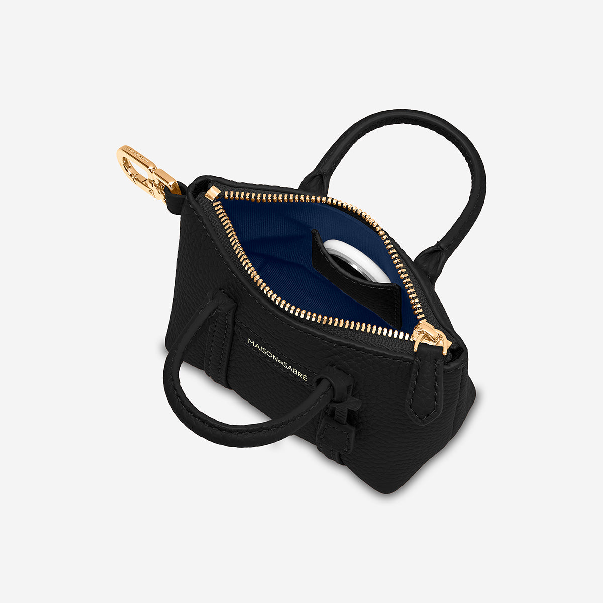 The SABRÉMOJI™ Weekender Charm - Black Caviar