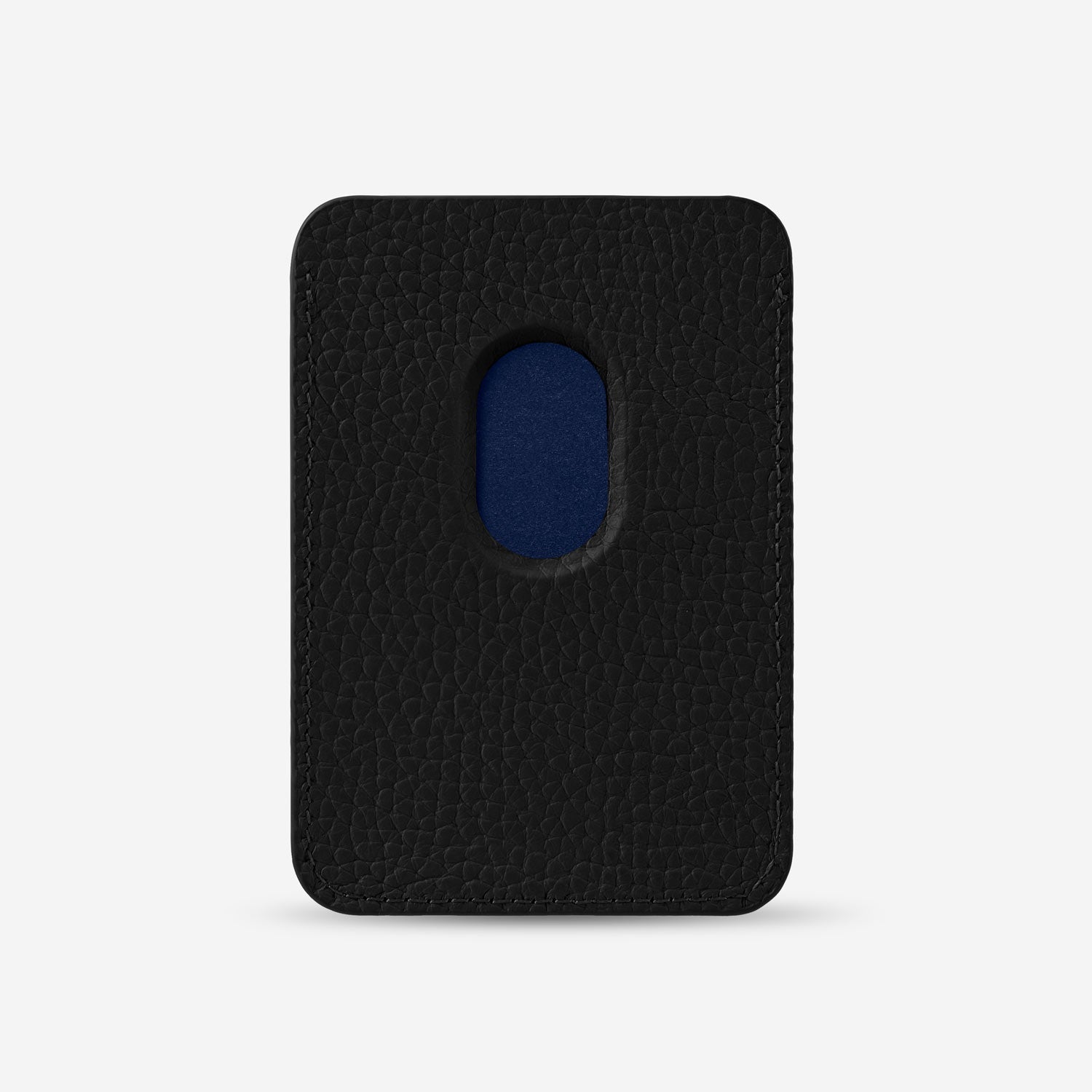新品 MAISON de SABRE MagSafeウォレット 本革 ブラック MagSafe Wallet in Black Caviar | MAISON de SABRÉ
