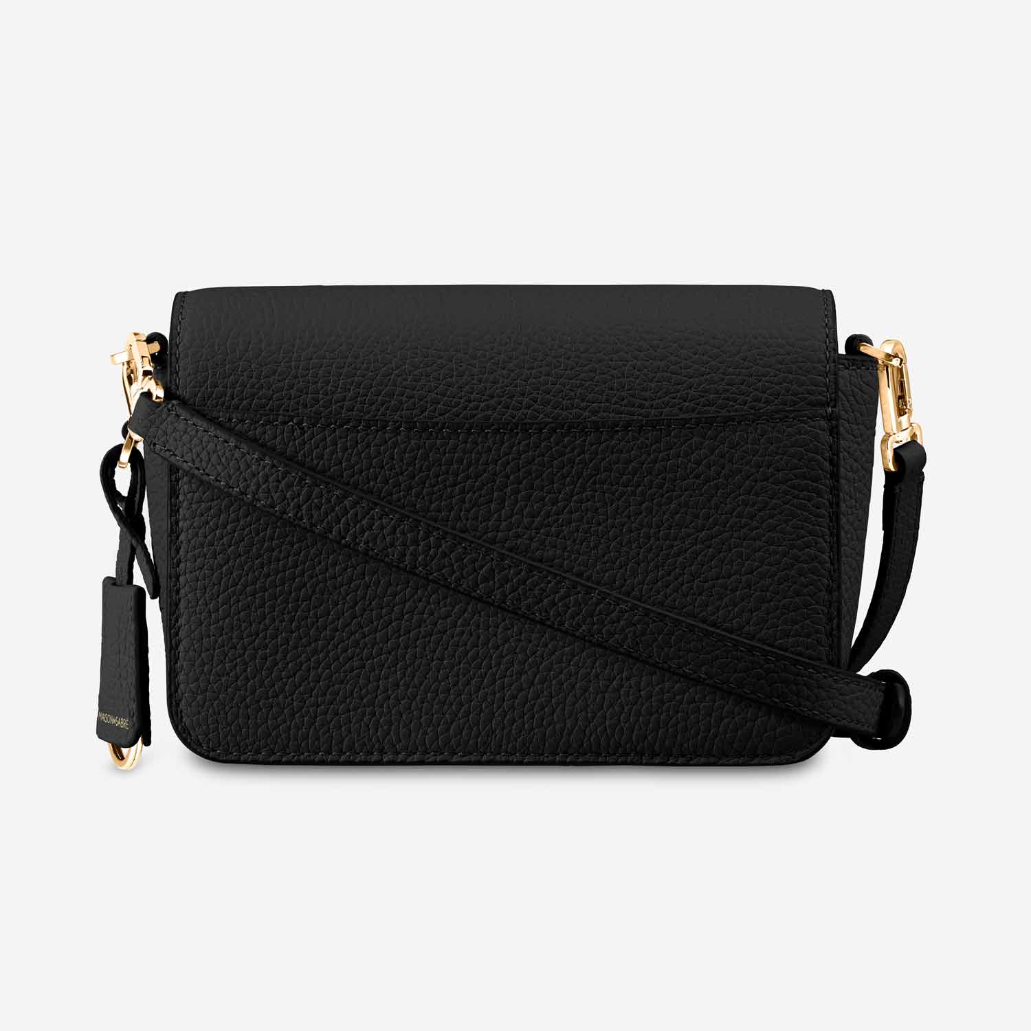 The Mini Flap Bag - Black Caviar – MAISON de SABRÉ