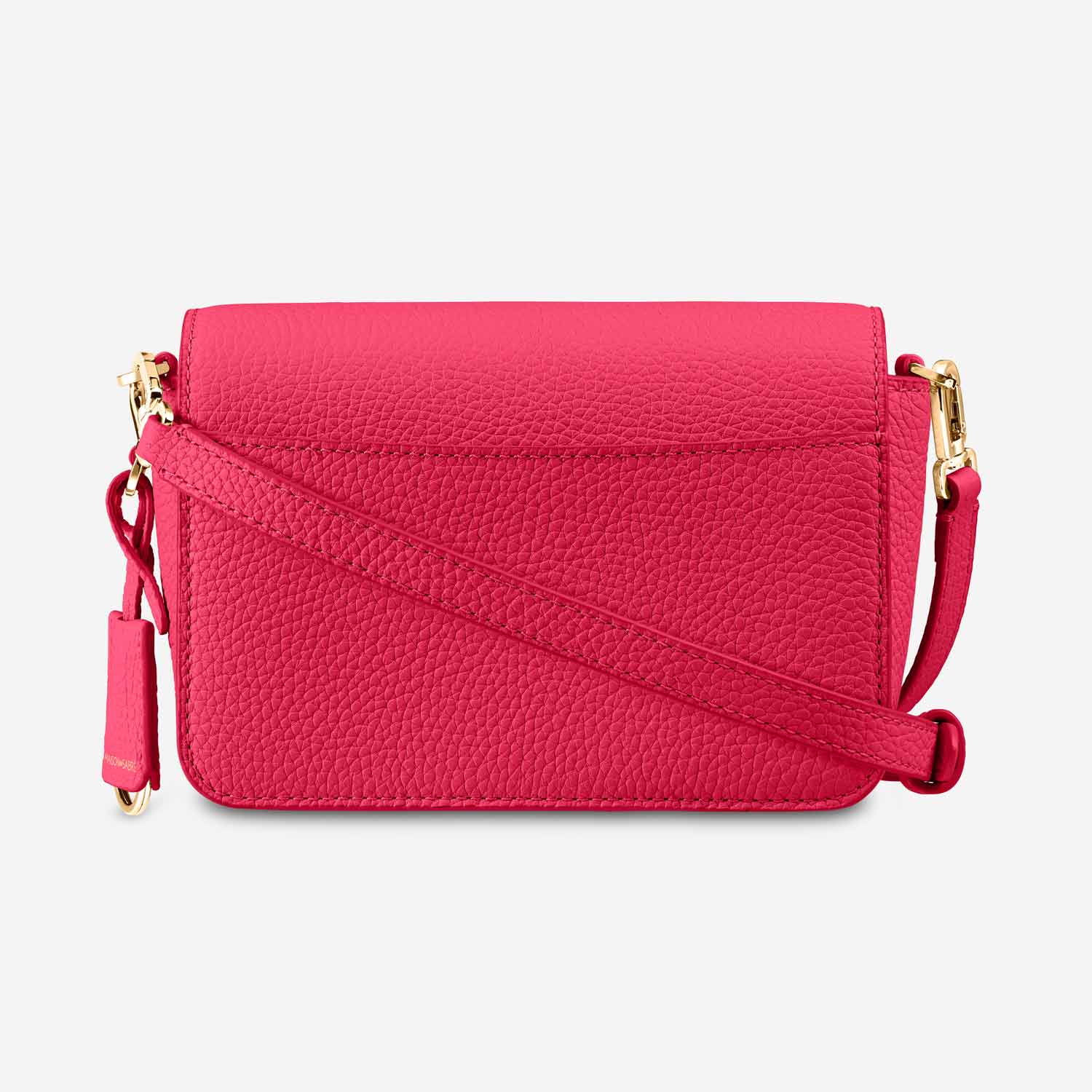 Mini Flap Bag in Shibuya Fuchsia | MAISON de SABRÉ