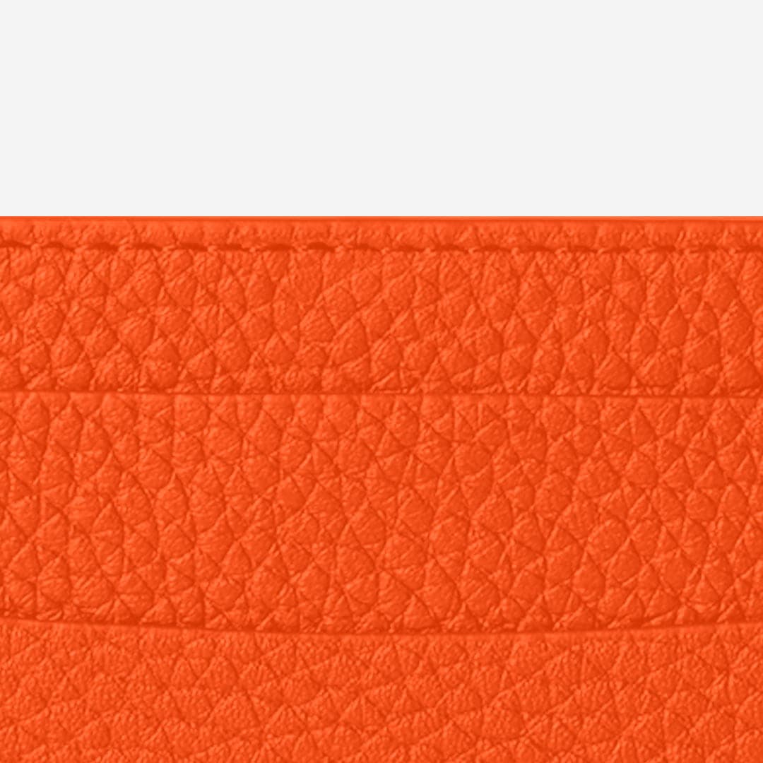 Card Holder in Manhattan Orange | MAISON de SABRÉ