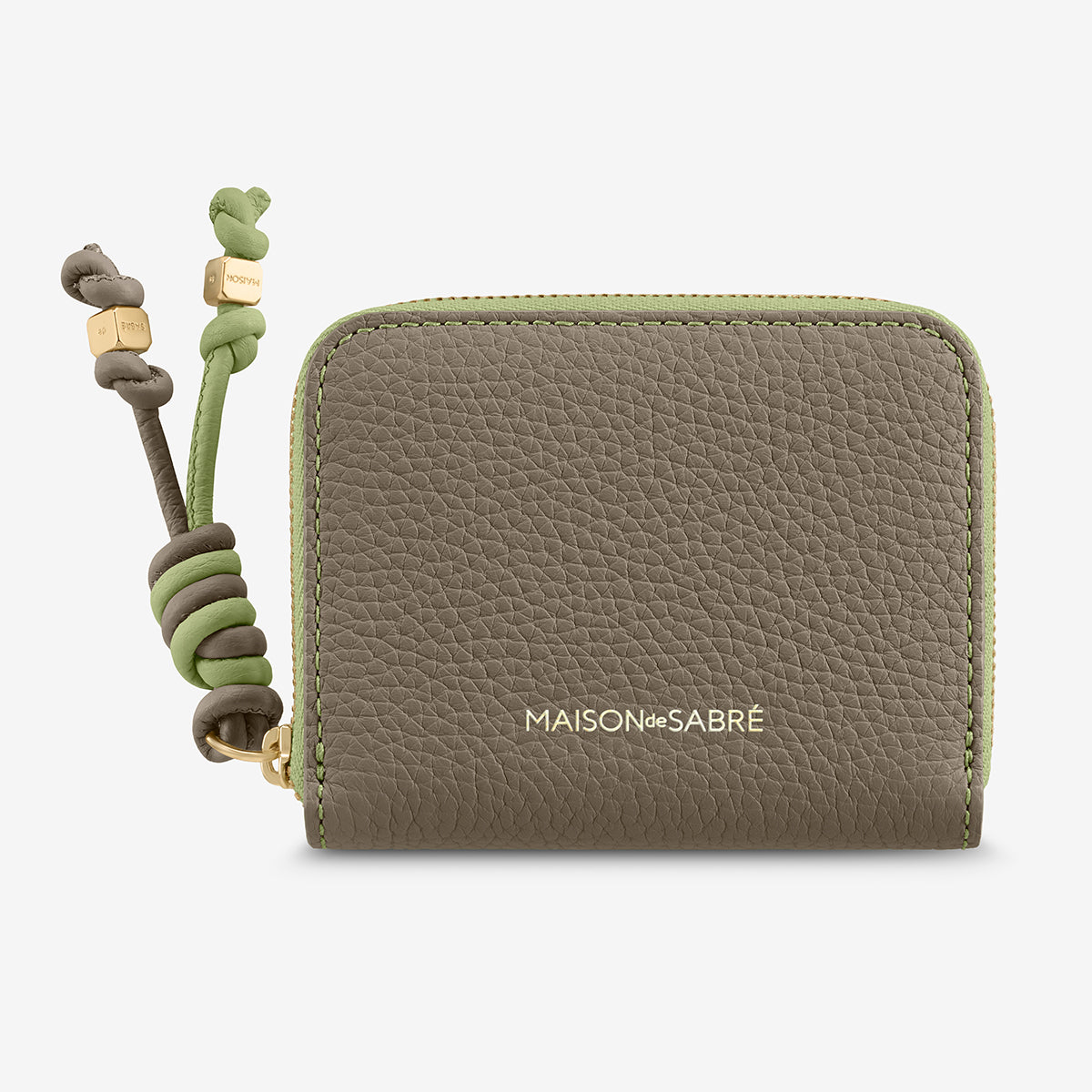 Zipped Wallet - Cashmere Matcha