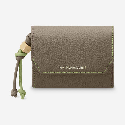 The Trifold Wallet - Cashmere Matcha