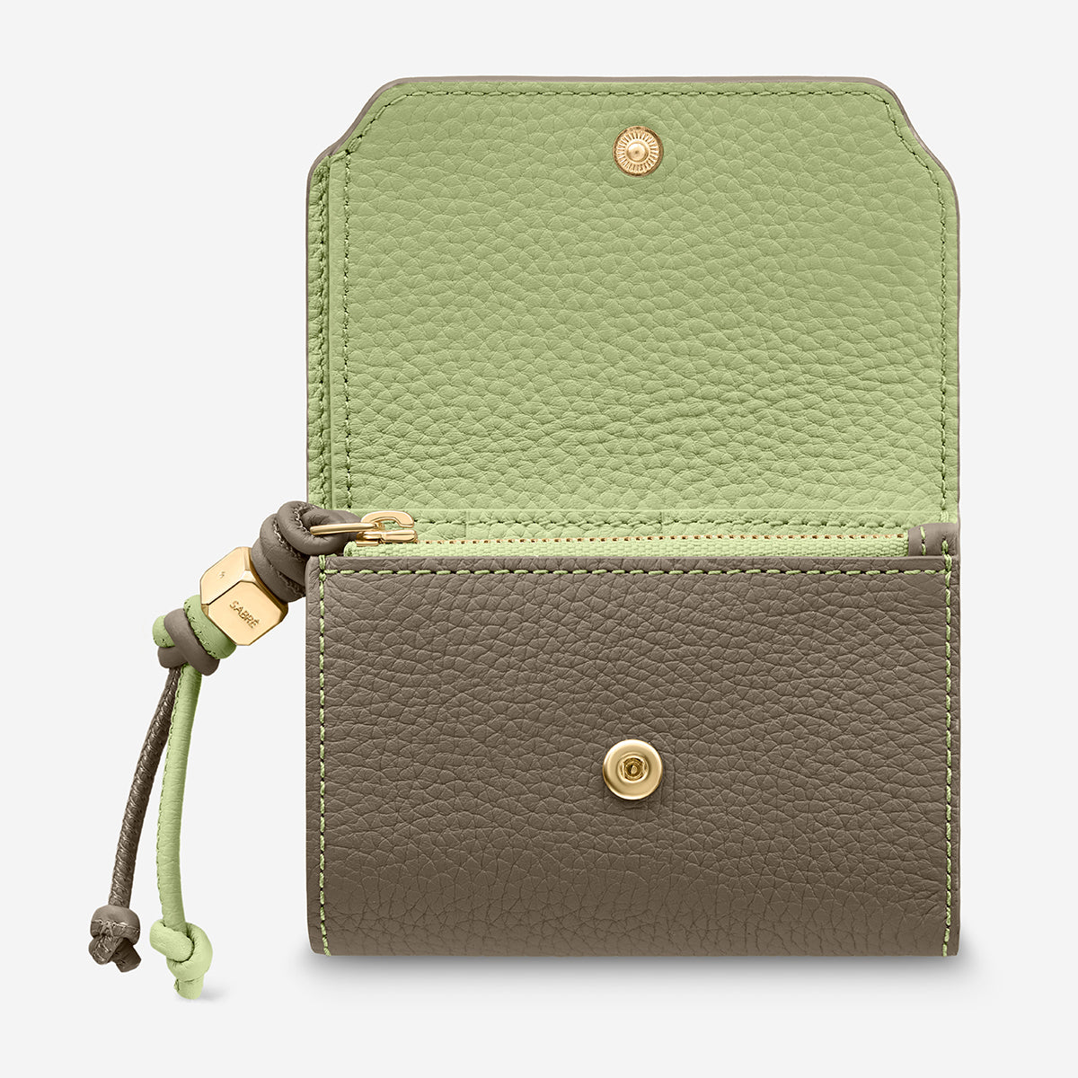 The Trifold Wallet - Cashmere Matcha
