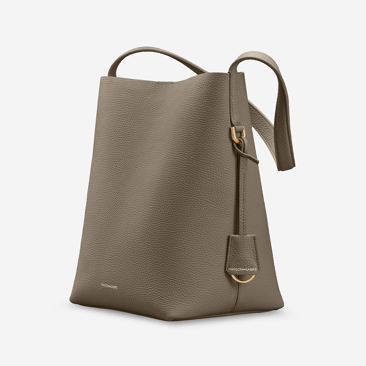 Bucket Soft Tote in Cashmere Matcha | MAISON de SABRÉ