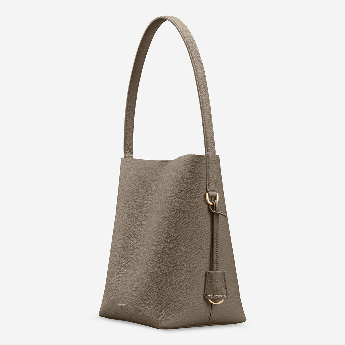Bucket Soft Tote in Cashmere Matcha | MAISON de SABRÉ