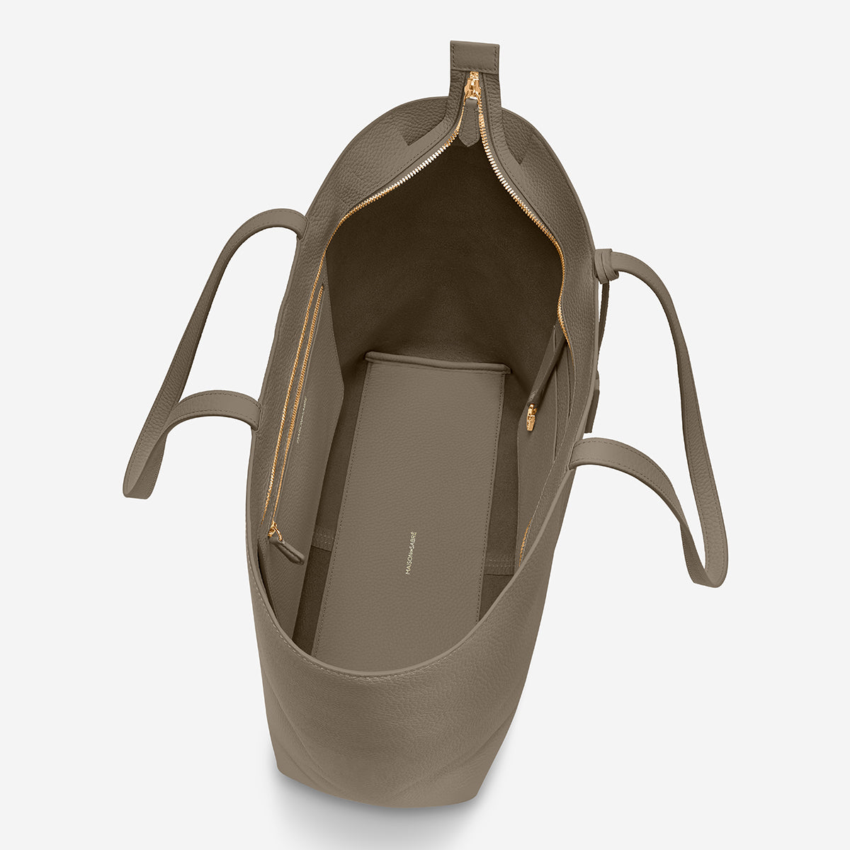 The Zipped Soft Tote - Cashmere Clay