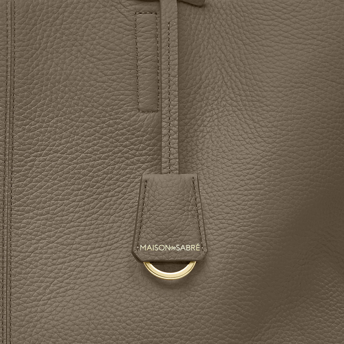 The Zipped Soft Tote - Cashmere Clay
