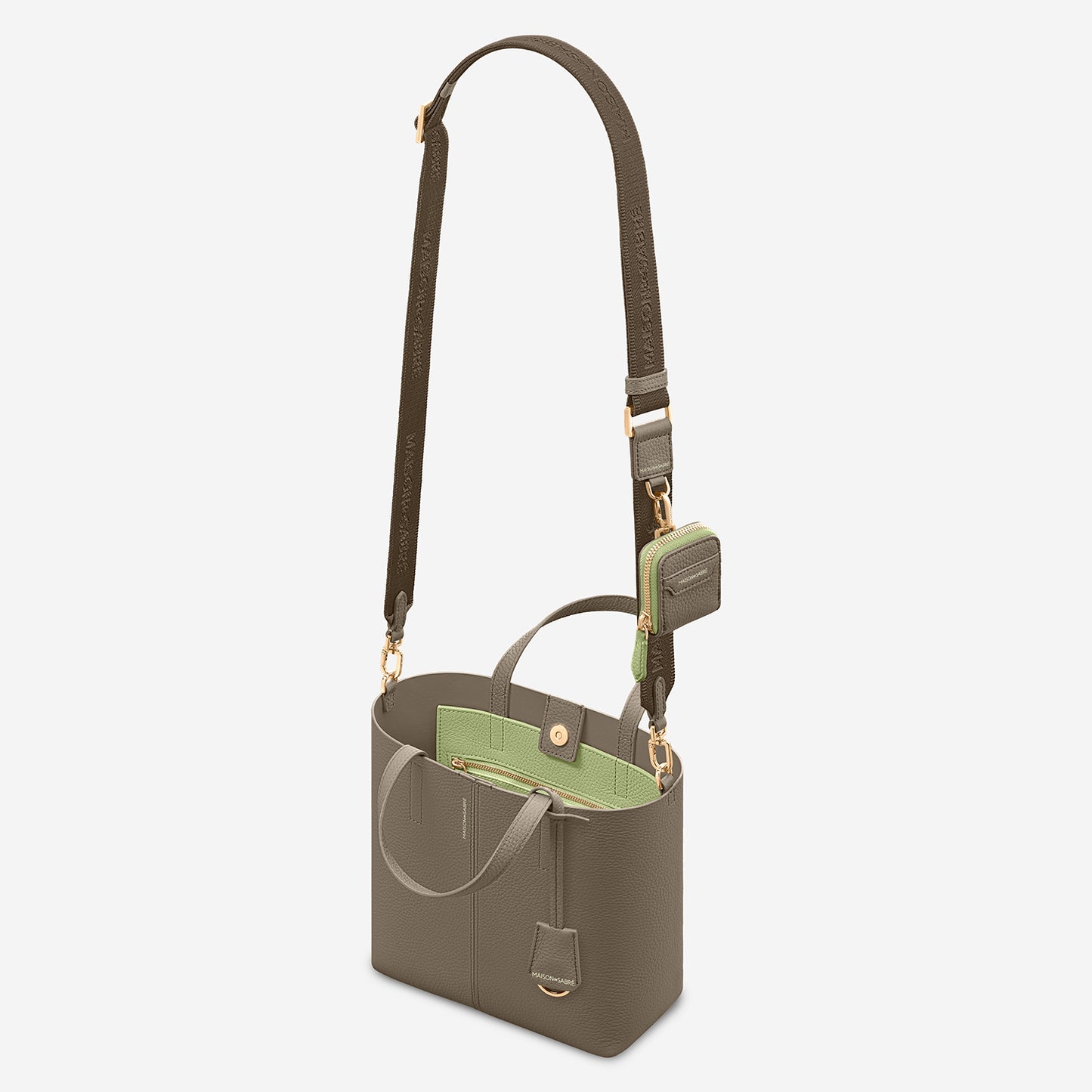 Small Soft Tote Duo - Cashmere Matcha