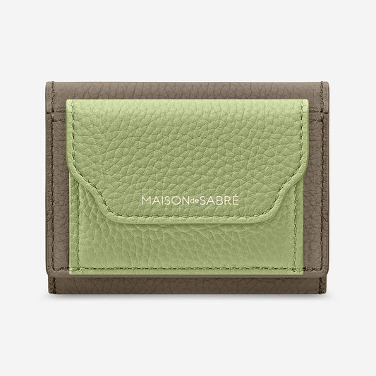 The Compact Trifold - Cashmere Matcha