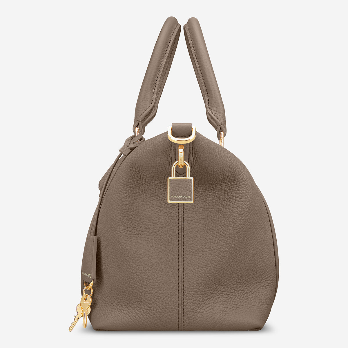 Small Weekender in Cashmere Clay | MAISON de SABRÉ