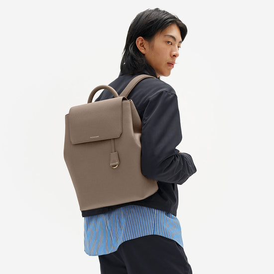 MAISON de SABRE Medium Leather Soft Backpack