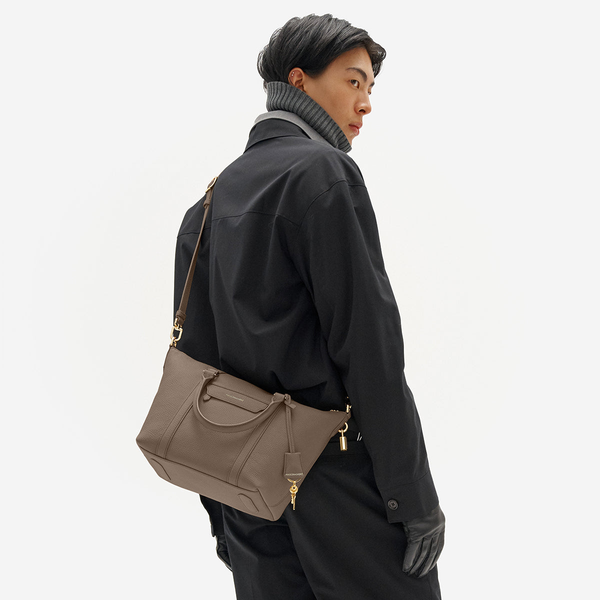 Small Weekender in Cashmere Clay | MAISON de SABRÉ
