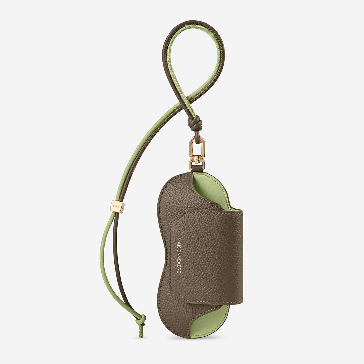 Sunglasses Sling Case in Cashmere Matcha | MAISON de SABRÉ