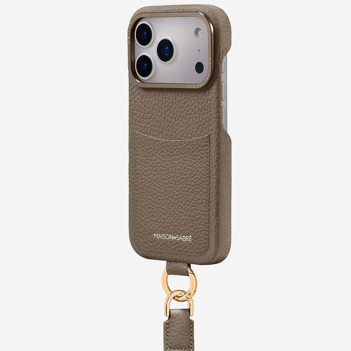Sling Phone Case iPhone 17 Pro Max in Cashmere Clay – MAISON de SABRÉ