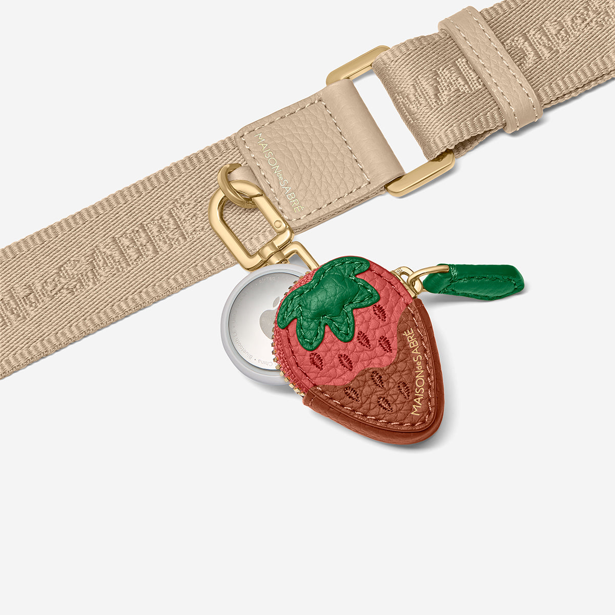 The SABRÉMOJI™ Fruit Charm - Chocolate Strawberry