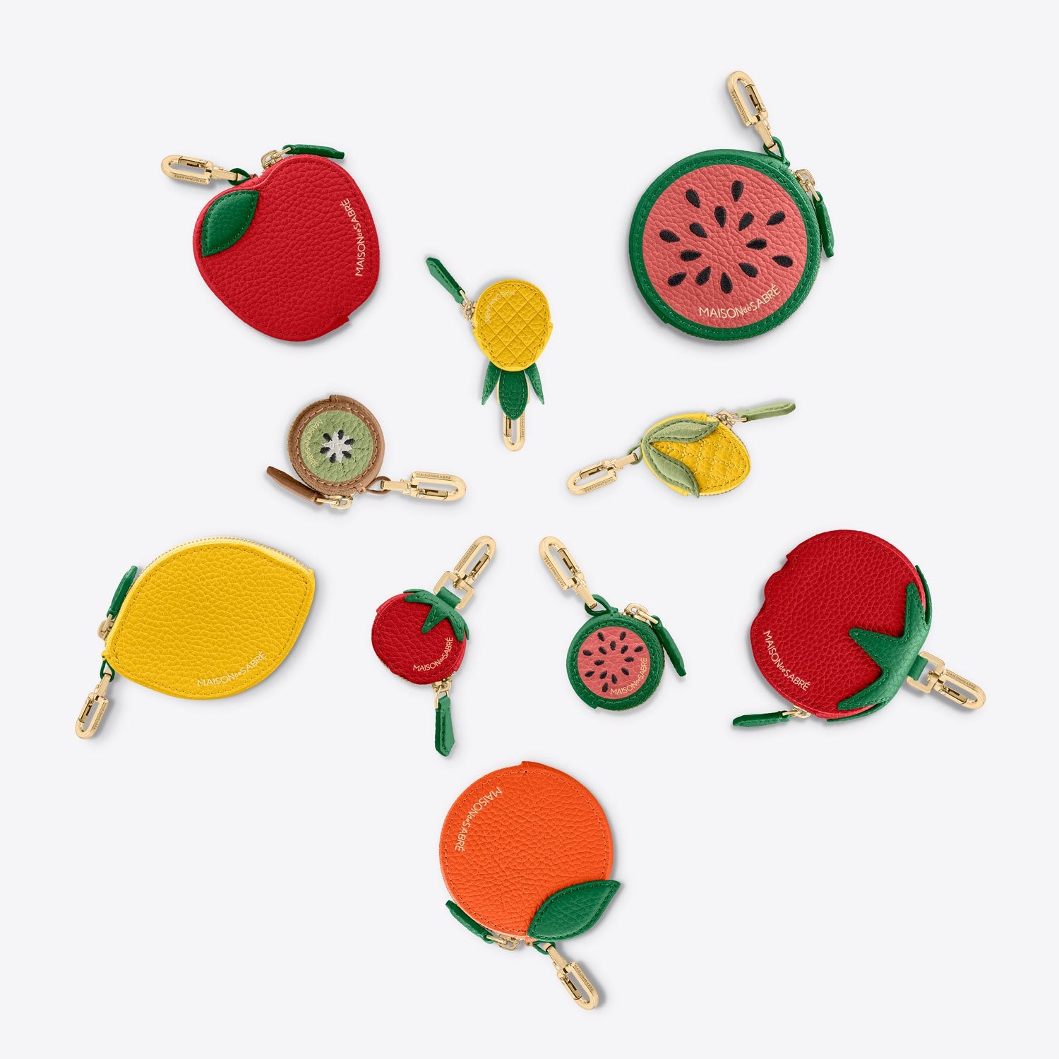 SABRÉMOJI™ Fruit Coin Purse in Apple | MAISON de SABRÉ