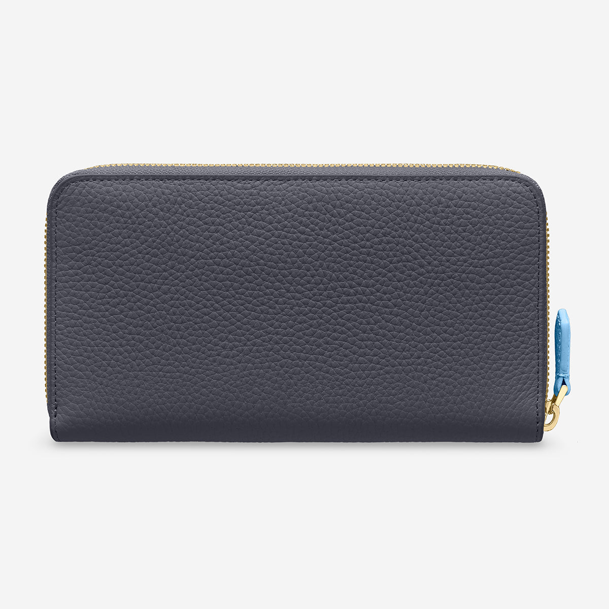 Long Zip Wallet in Graphite Sky | MAISON de SABRÉ