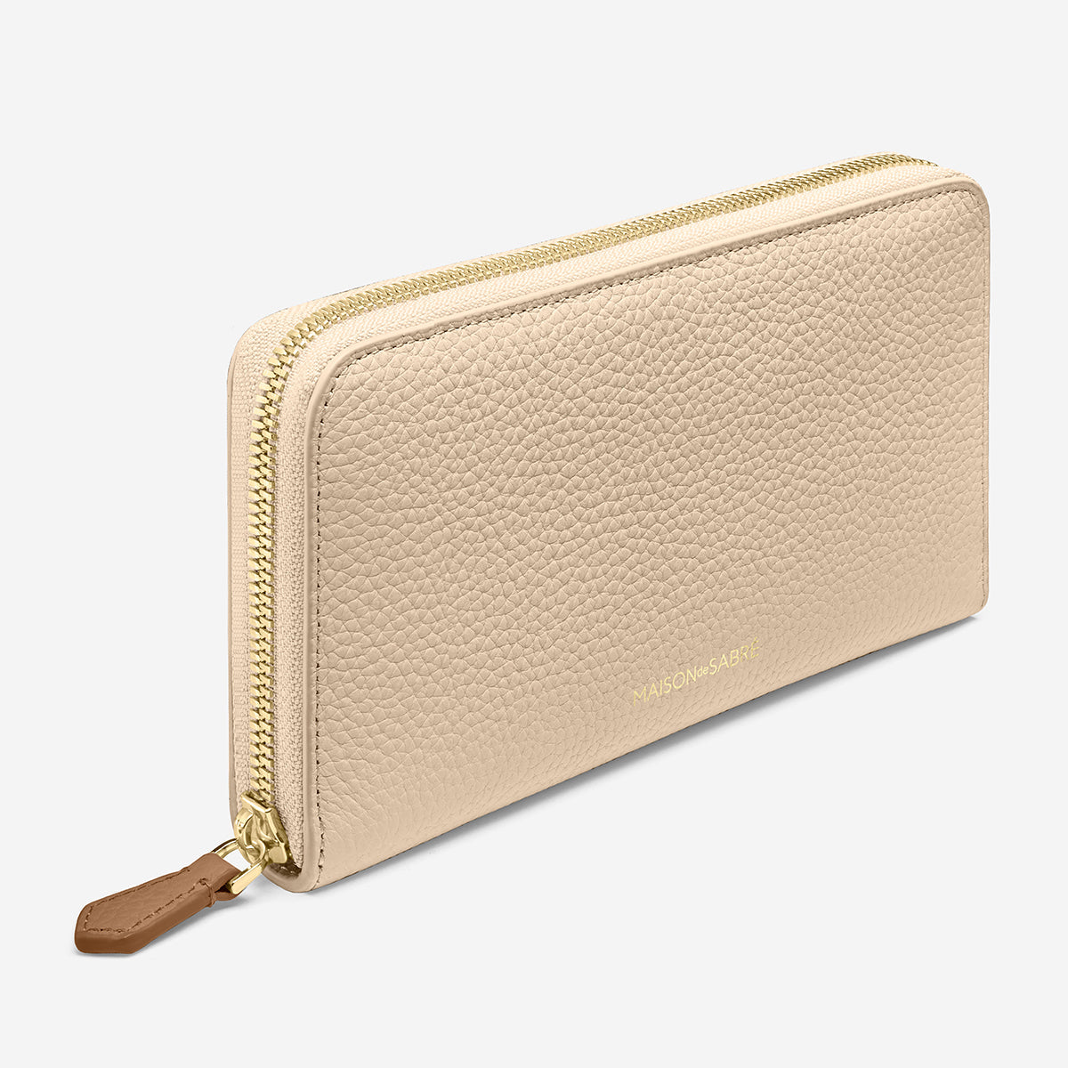 The Long Zip Wallet - Saharan Brown – MAISON de SABRÉ