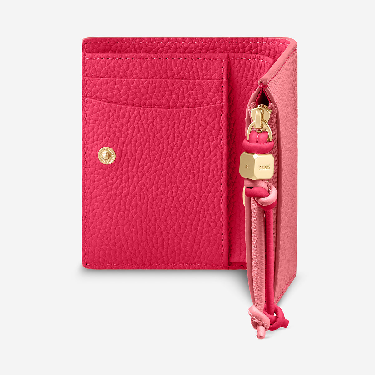 最終値下げ MAISON de SABRE 新品 ジップウォレット 財布 Bifold Wallet in Candy Fuchsia | MAISON de SABRÉ