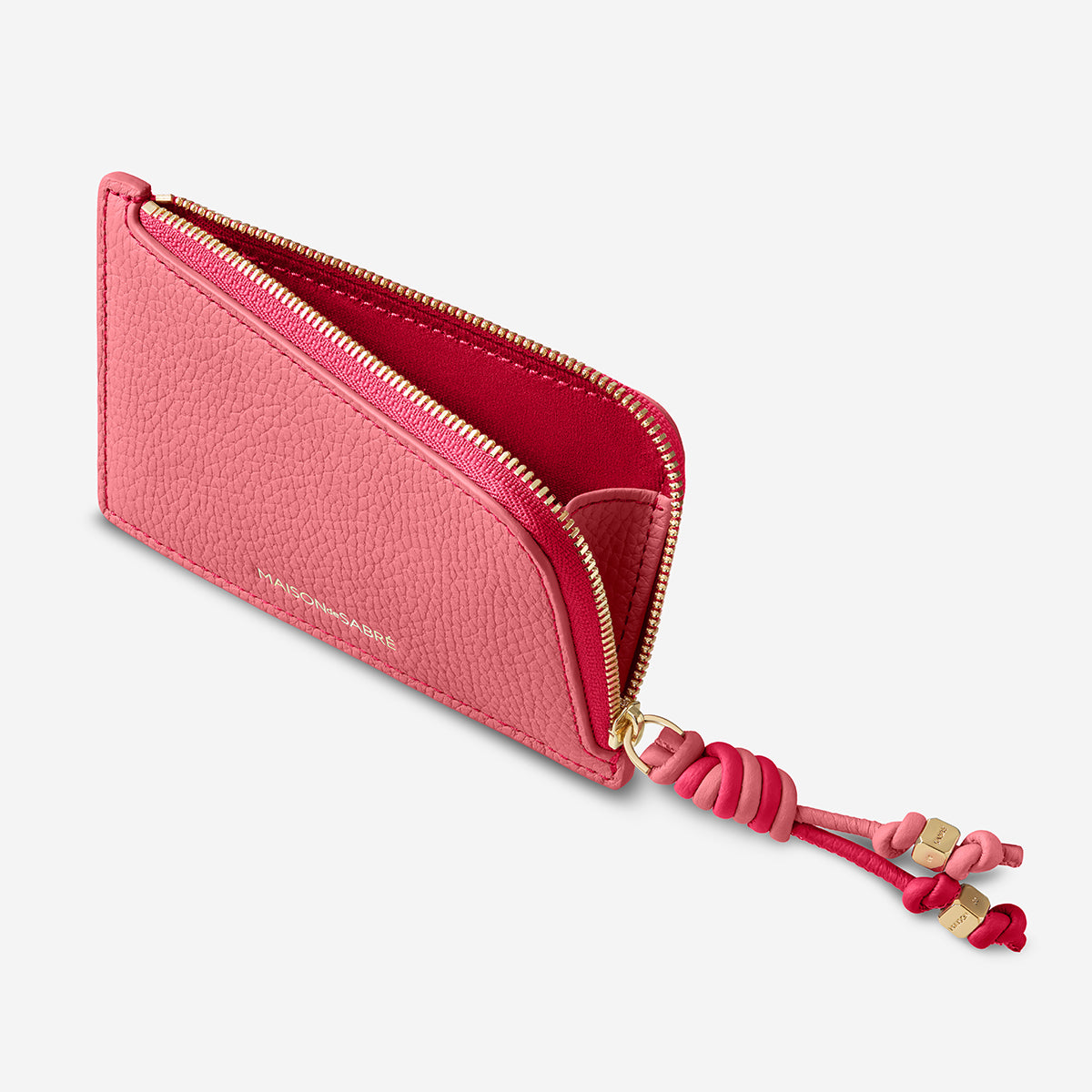 The Zip Card Holder - Candy Fuchsia