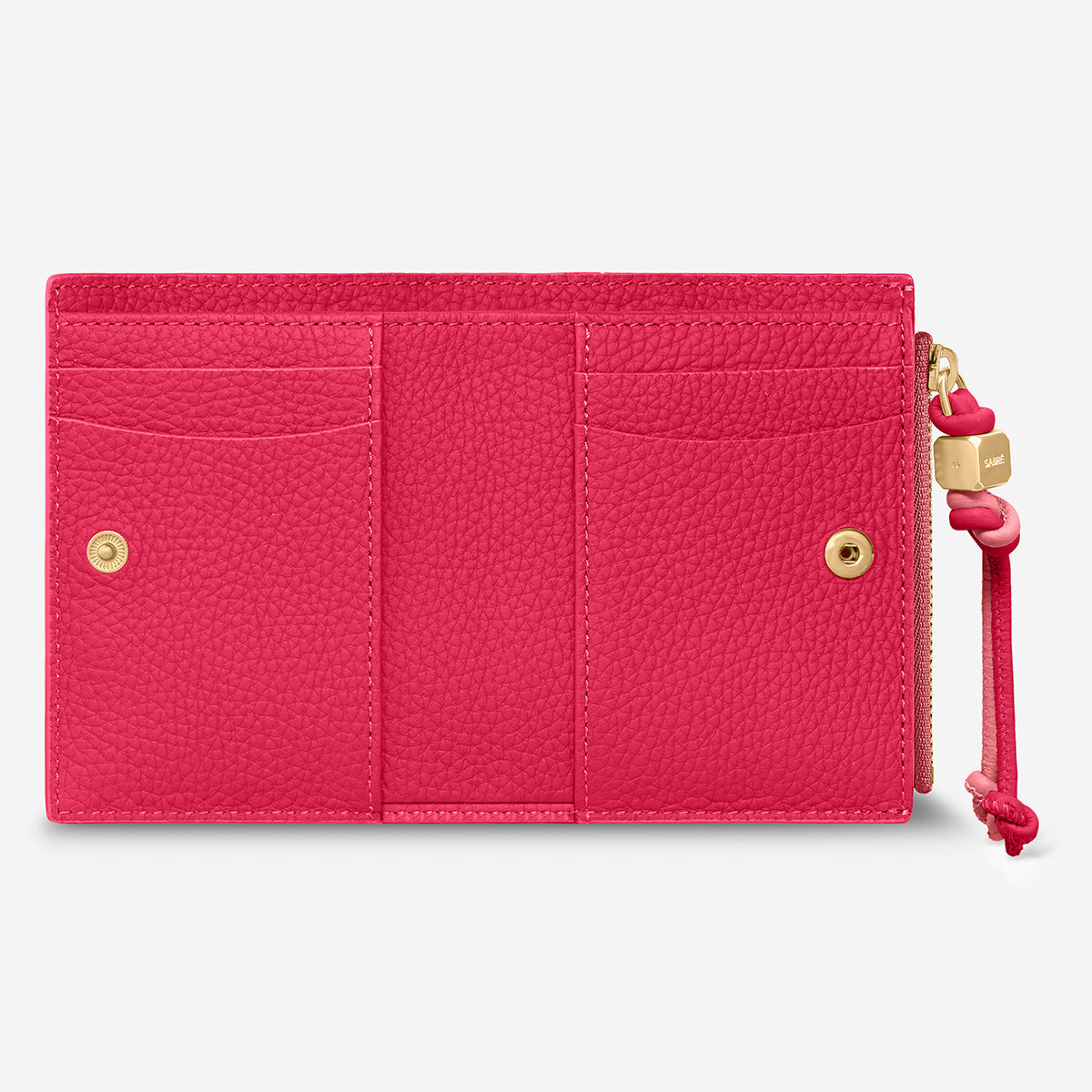 Bifold Wallet in Candy Fuchsia | MAISON de SABRÉ