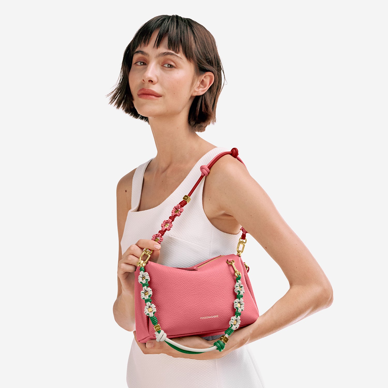 Twist Handle in Candy Brick | MAISON de SABRÉ