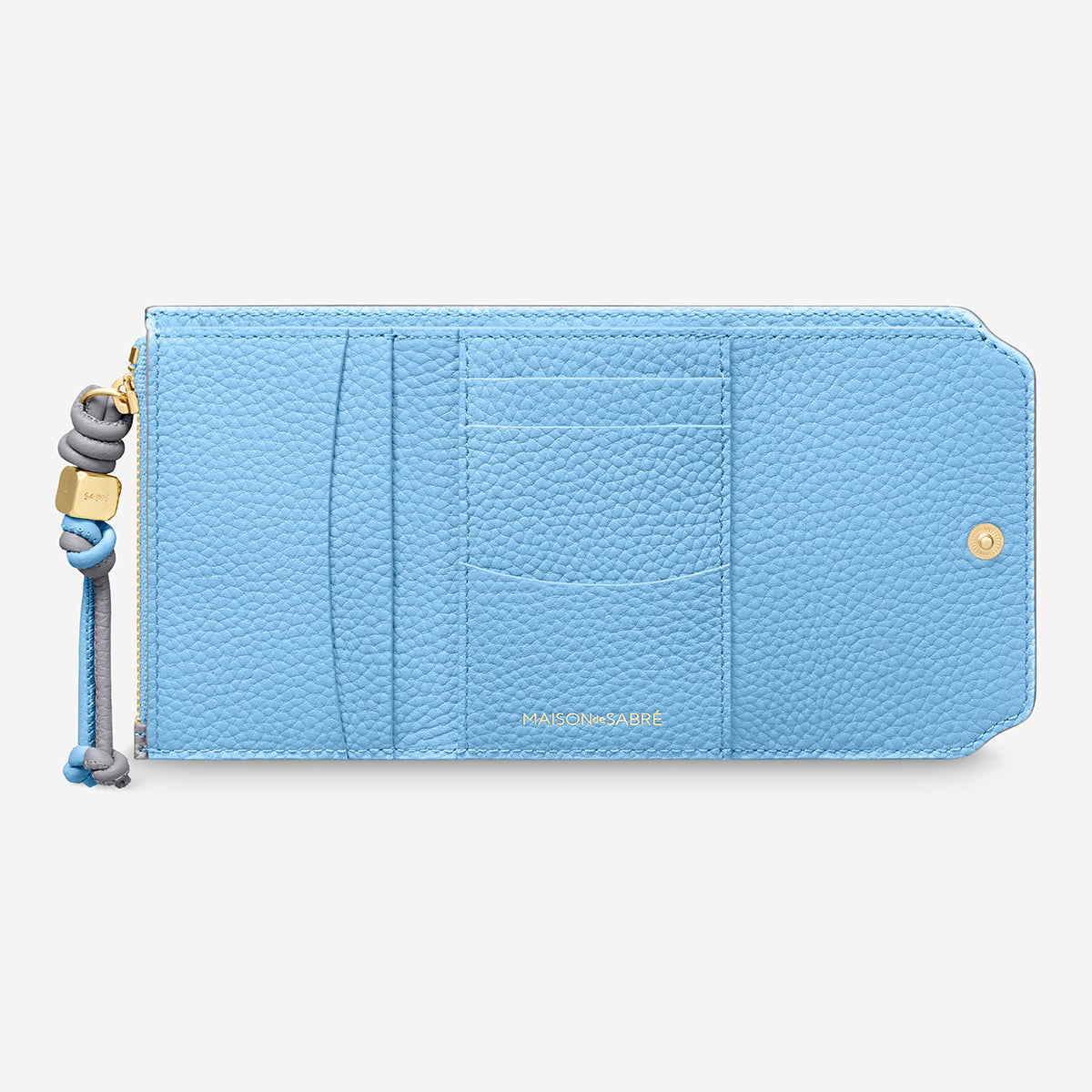 The Trifold Wallet - Dove Sky
