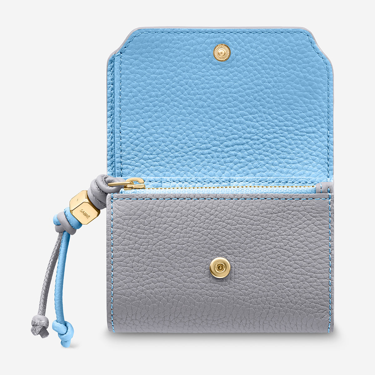 The Trifold Wallet - Dove Sky