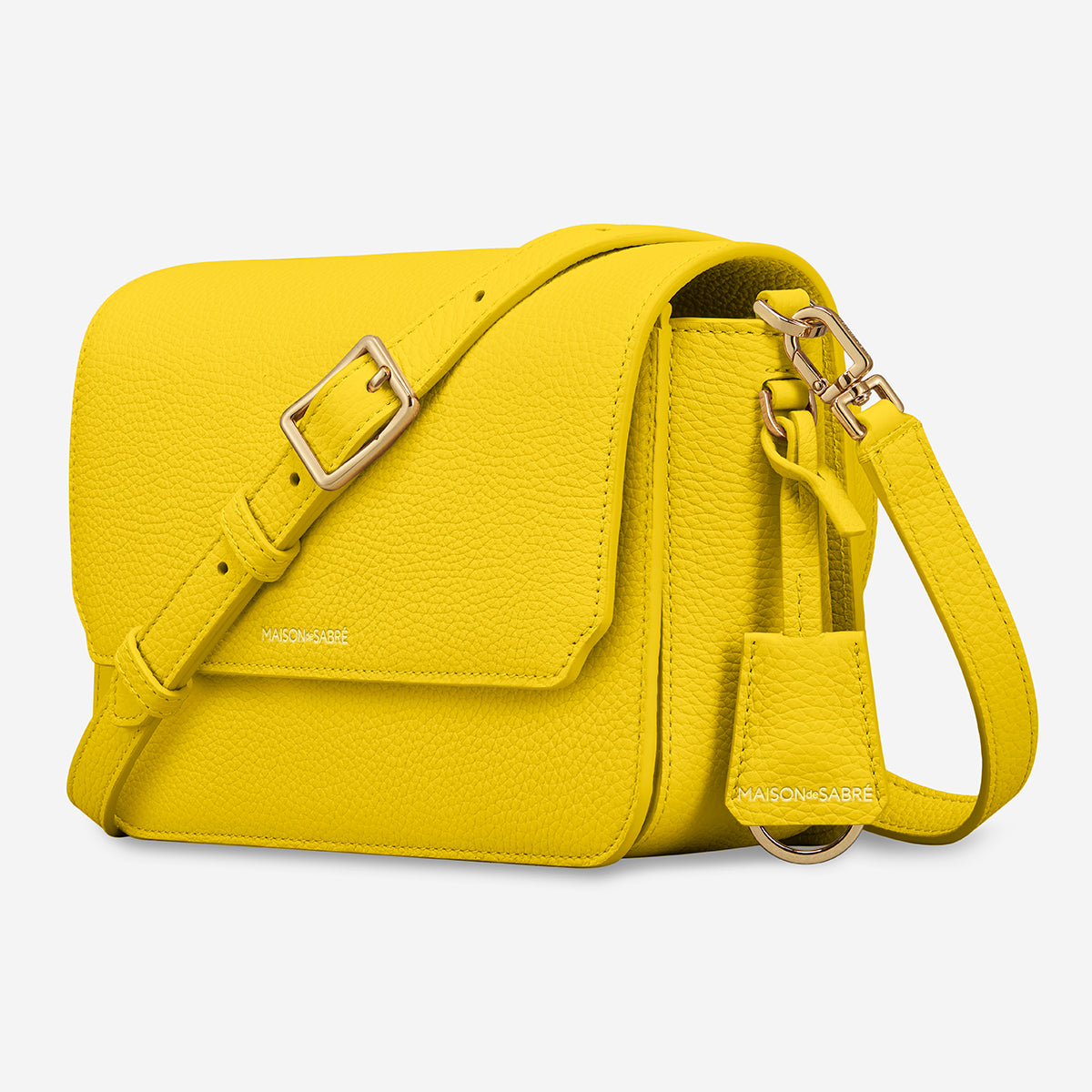 The Medium Flap Bag - Daisy Yellow